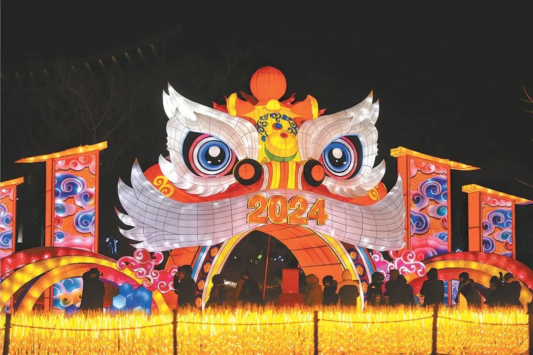 北京世园公园第二届花灯艺术节