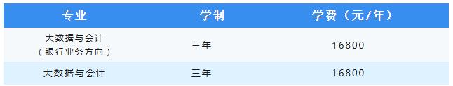 2025年北京经贸职业学院财会与金融系招生专业计划