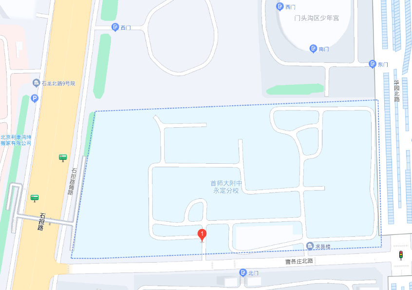 2023北京八中学永定实验学校考点路线